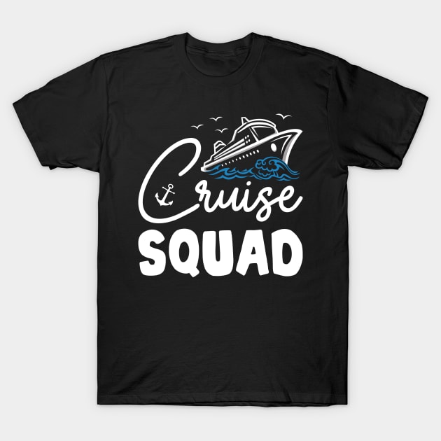 Cruise Squad 2023 Birthday Cruise Shirt Cruise Boat Party T-Shirt by Sowrav